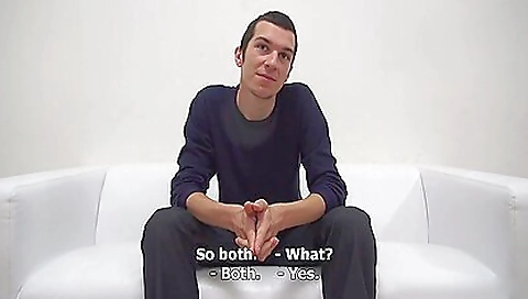 Sexy young chick with a dildo in her pussy