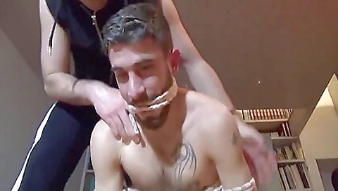 She hasd in lingerie