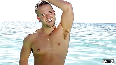 Sexy young babe fucks with a hot cum