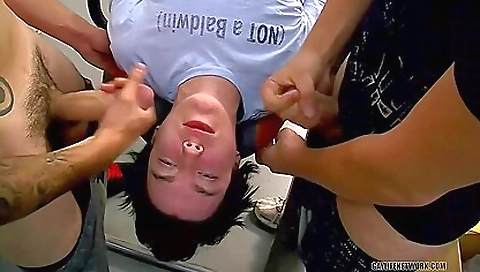 Sexy young movie scene of hot slut