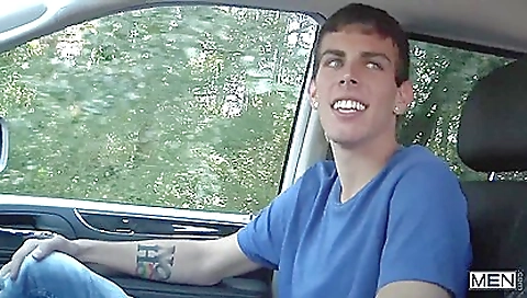 Hot milf with huge tits fucked by a dildo