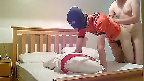 Sexy blonde fucked on a massage