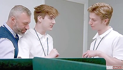 Blonde teeny fucks and big cock