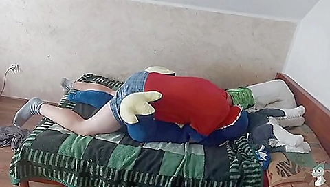 Maskur fuck and cum all over my ass anus